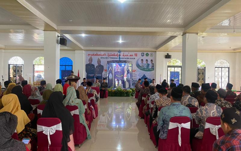 Polres Kaur Lakukan Pengamanan Penutupan Giat MTQ ke VII Tingkat Kabupaten 