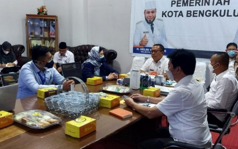 Pemkot Bengkulu menerima kunjungan kerja (kunker) tim dari Irjen Kementrian Keuangan RI yang ingin menggelar Forum Group Disscusion (FGD) dalam rangka Akselerasi Penanganan Covid dan Pemulihan Ekonomi Nasional (PC-OEN) di Kota Bengkulu