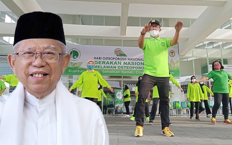 Wakil Presiden Ma'ruf Amin Canangkan Gerakan Nasional Melawan Osteoporosis