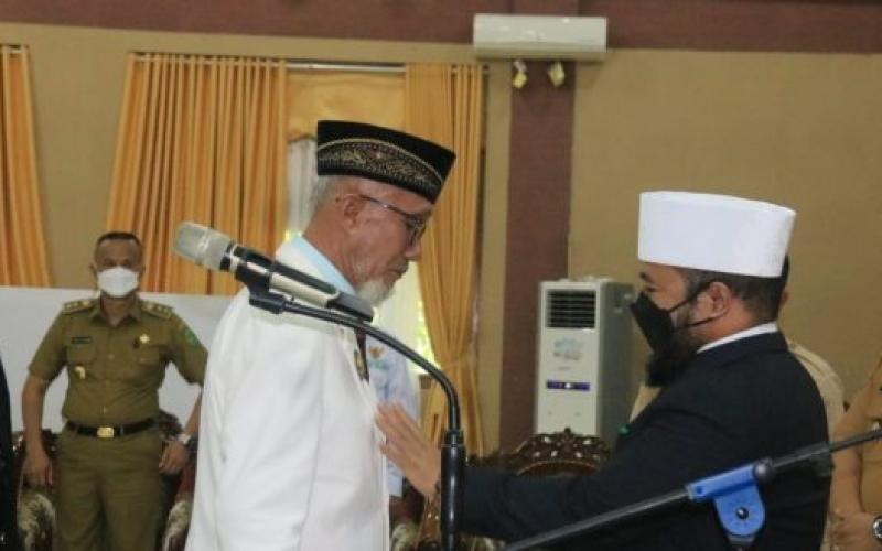 Lantik Ketua BazNas, Ini Pesan dan Harapan Walikota Bengkulu