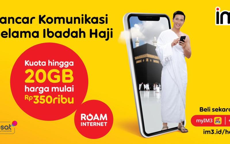 Indosat Hadirkan Paket Haji untuk Terus Terhubung dengan Keluarga Saat Beribadah 