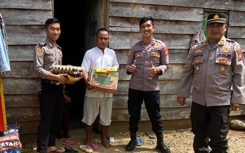 Sambut Hari Bhayangkara ke-77, Polres Kaur Gelar Bakti Sosial 