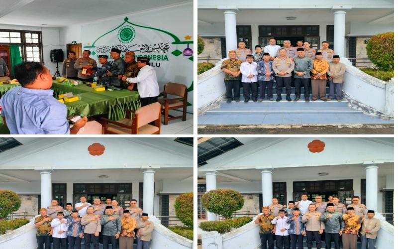 Kapolresta Bengkulu Dampingi Kapolda Bengkulu Kunjungan Silahturahmi ke MUI Provinsi Bengkulu 