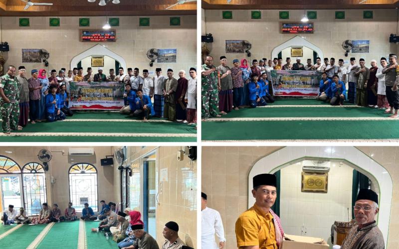 Polsek Ratu Samban Gelar Jumat Curhat di Masjid Nurul Islam 