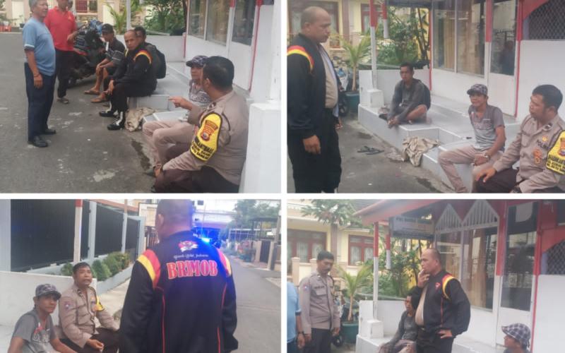 Patroli, Personel Polsek Ratu Samban Sasar Pedagang dan Petugas Parkir