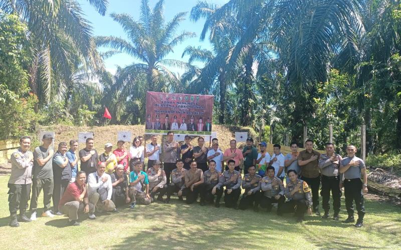 Sambut Hari Bhayangkara, Polres MM Lomba Menembak Antar Forkopimda dan Wartawan