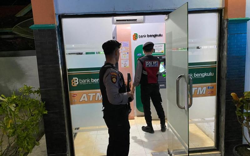 Cegah Berbagai Gangguan Kamtibmas, Sat Samapta Polres Kaur Patroli Objek Vital 