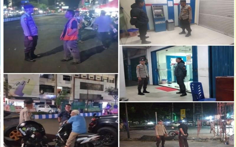Cegah Tindak Pidana 3C, Polsek Ratu Samban Patroli Objek Vital 