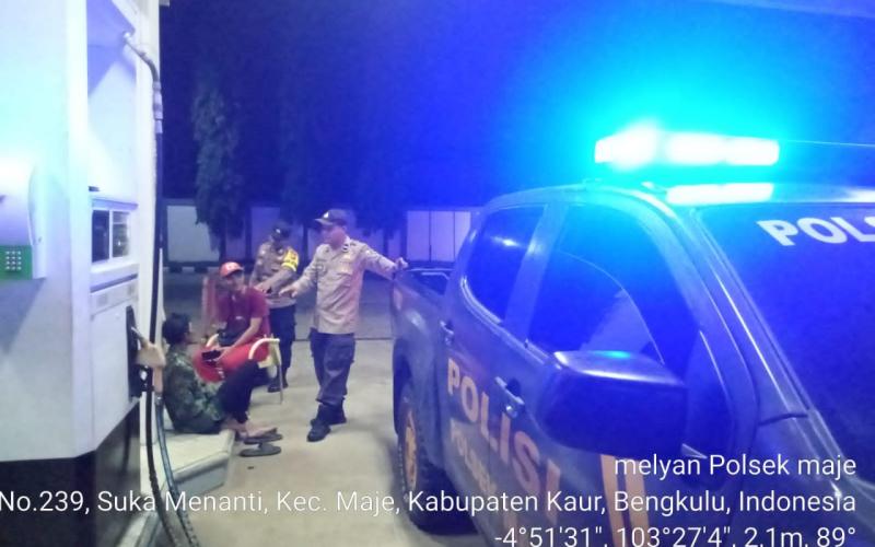 Cegah Terjadinya Tindak Pidana, Polsek Maje Patroli KRYD 