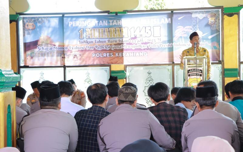 Polres Kepahiang Gelar Kegiatan Peringatan Tahun Baru Islam 1445 H / 2023 M