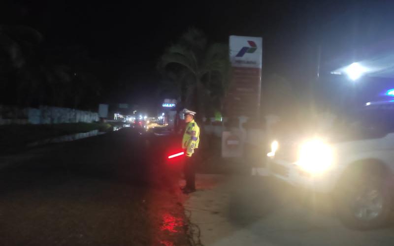Patroli Blue Light, Polres Kaur Sasar Kamseltibcar Lantas 