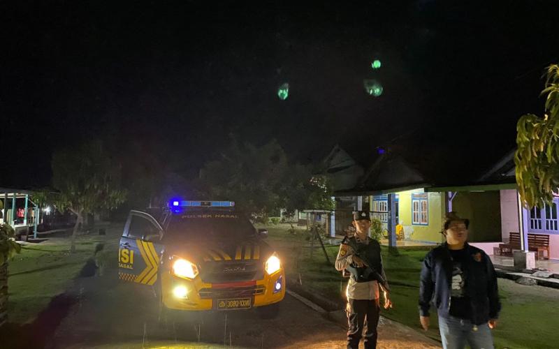 Patroli Rutin dan Patroli Objek Vital Polsek Nasal Cegah Aksi Tindak Pidana 