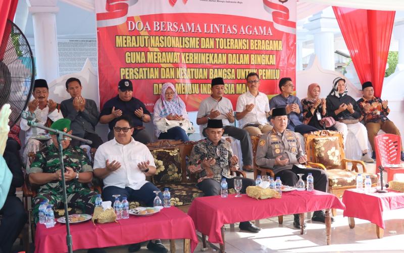 Peringatan HUT Bhayangkara-77 Digelar Polresta Bengkulu Dengan Doa Bersama Lintas Agama