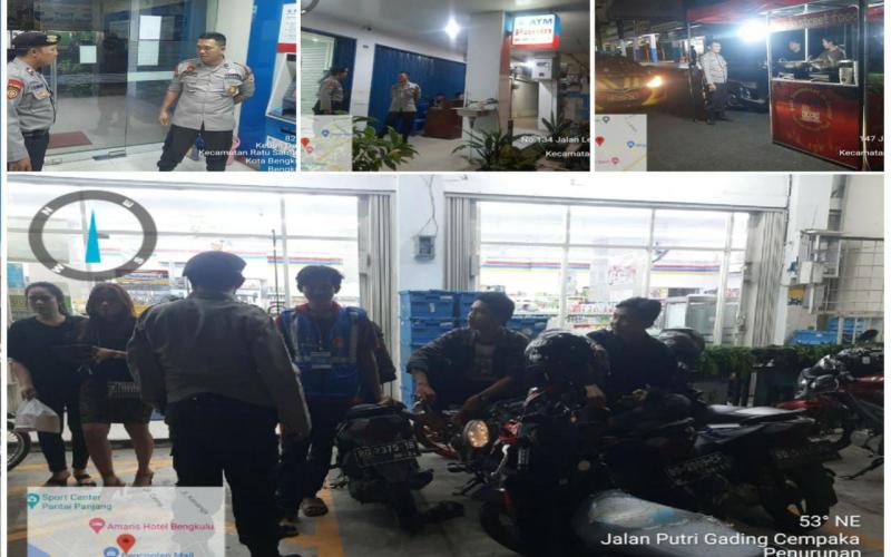 Polsek Ratu Samban Patroli Objek Vital, Cegah Tindak Pidana 3C