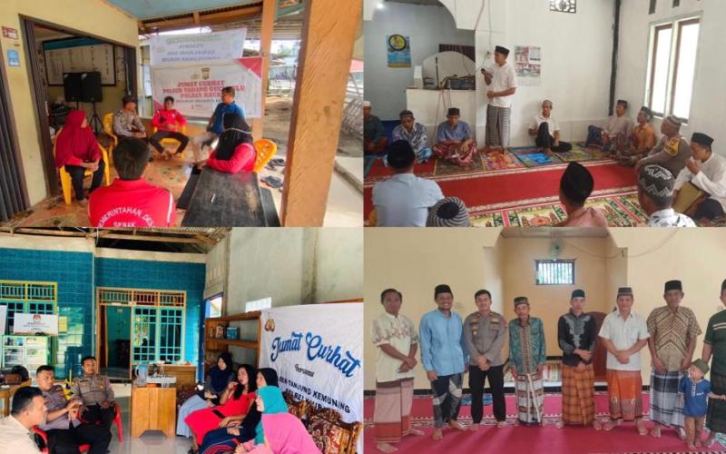 Dengarkan Keluhan Masayrakat, Polres Kaur dan Polsek Jajaran Gelar Jumat Curhat 