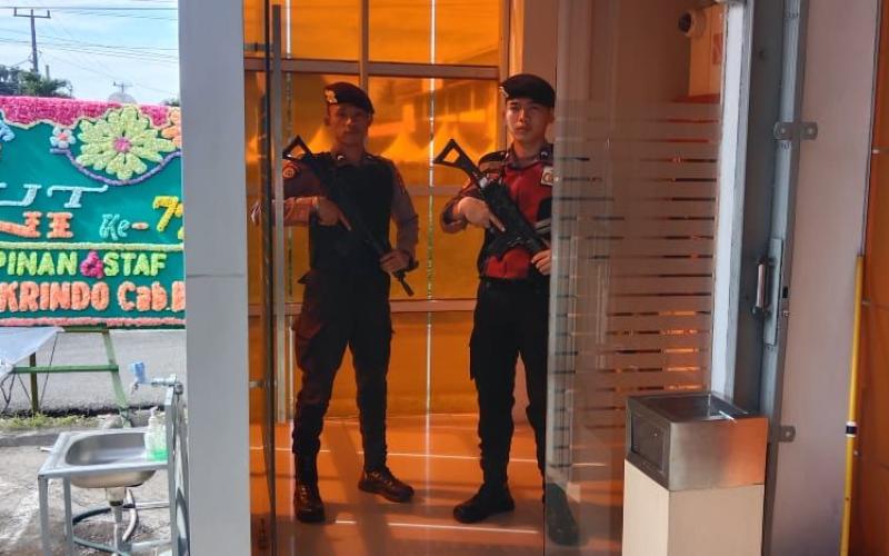Cegah Berbagai Gangguan Kamtibmas, Sat Samapta Polres Kaur Patroli ke Objek Vital 