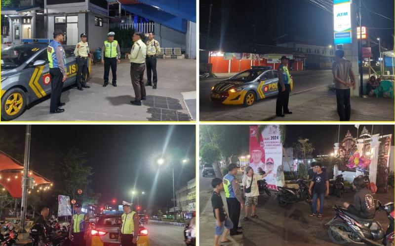 Jaga Keamanan, Personel Polsek Ratu Samban Patroli Keliling