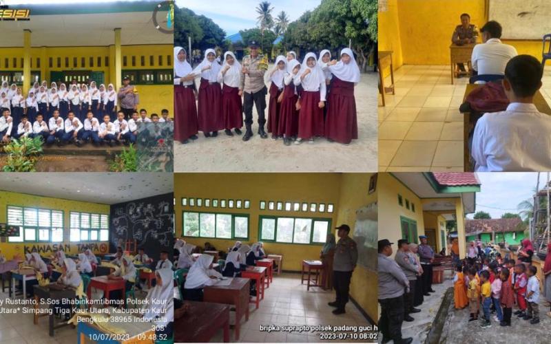 Polres Kaur dan Polsek Jajaran Gelar Police Go To Schoool 