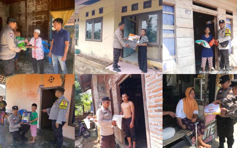 Sasar Tujuh Kecamatan, Polres Kaur dan Polsek Jajaran Salurkan Bantuan Sosial