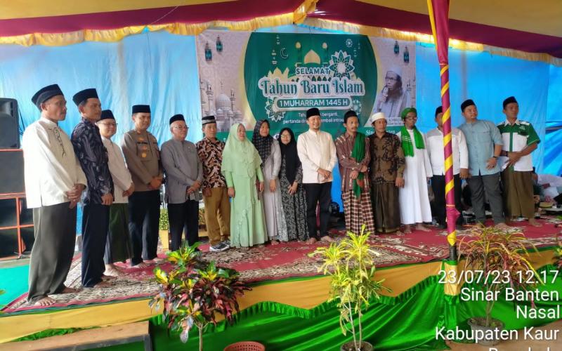 Kapolsek Nasal Hadiri Pengajian Tahun Baru Islam di Desa Sinar Banten