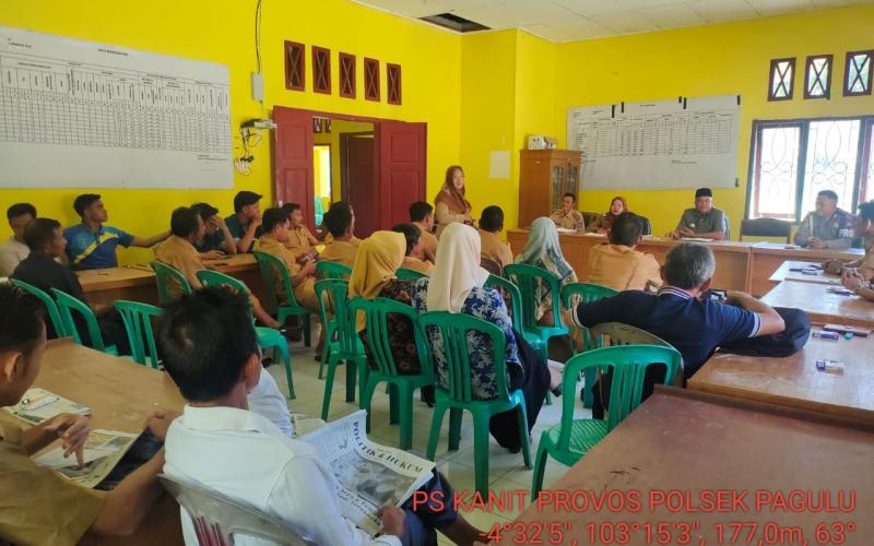 Polsek Padang Guci Hulu Hadiri Rapat Persiapan Pelaksanaan HUT RI Ke-78 Tahun 2023 