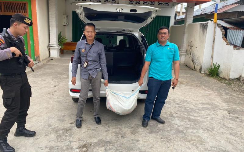 Sat Sabhara Polres Kaur Berikan Pengawalan Bank BPD Capem Tanjung Kemuning