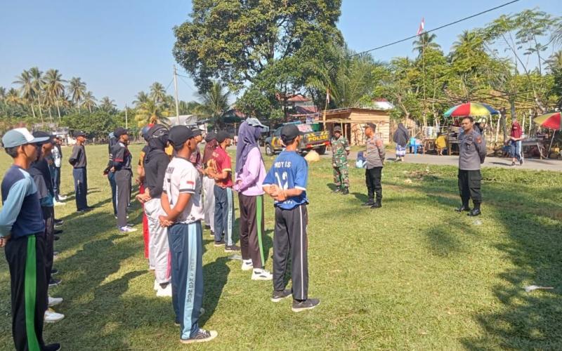 Latih Anggota Paskibraka Kecamatan Kaur Utara, Personel Tekankan Anggota Untuk Jaga Kedisipilnan dan Kekompakan 