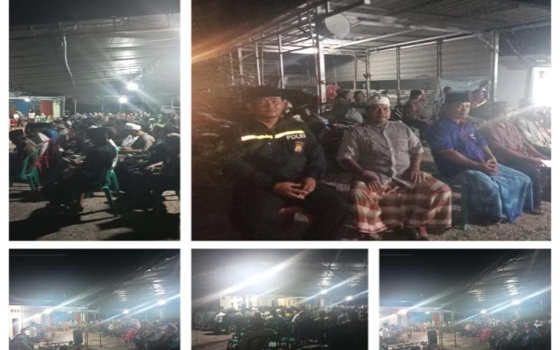 Wujud Empati, Bhabinkamtibmas Polsek Selebar Takziah Di Rumah Duka