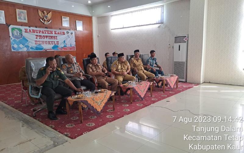 Polres Kaur Ikuti Zoom Meeting Tentang Pengendalian Inflasi di Daerah Tahun 2023