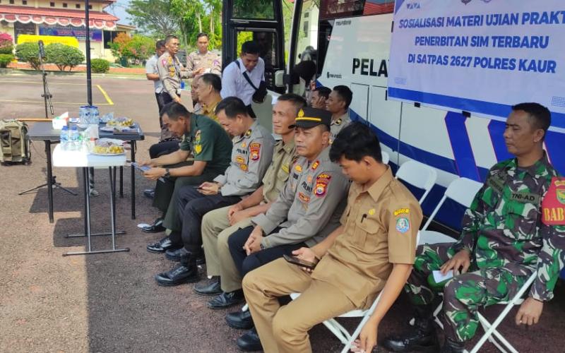 Sat Lantas Polres Kaur Resmi Berlakukan Uji Praktek SIM Terbaru