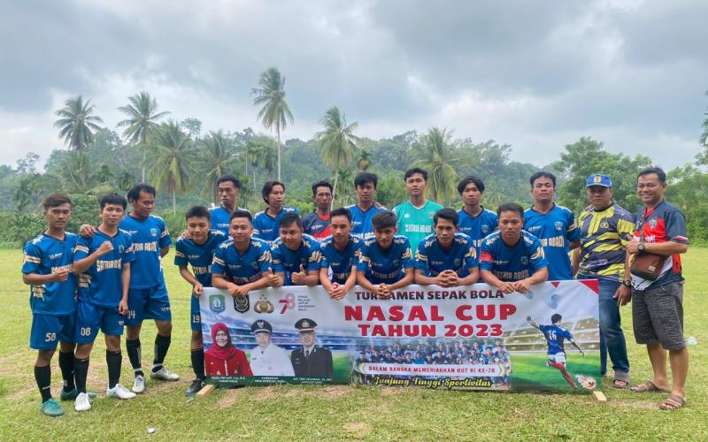 Berikan Pengamanan Turnamen Bola Kaki Antar Desa, Polsek Kaur Tengah Gelar Patroli 