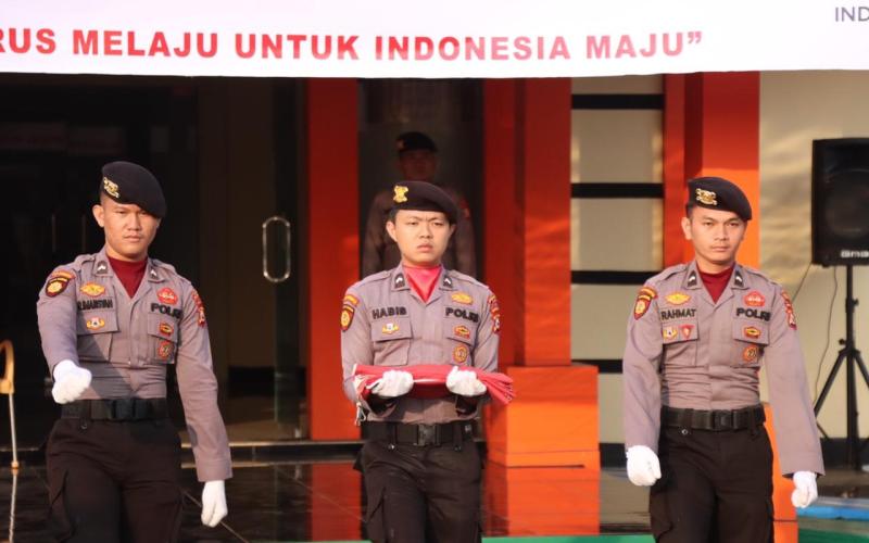 Polres Kaur Gelar Upacara Peringatan HUT Kemerdekaan RI ke 78