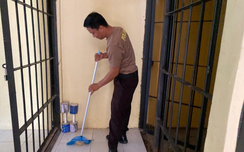 Ciptakan Kenyamanan, Polsek Muara Sahung Gelar Saling di Lingkkungan Mako 