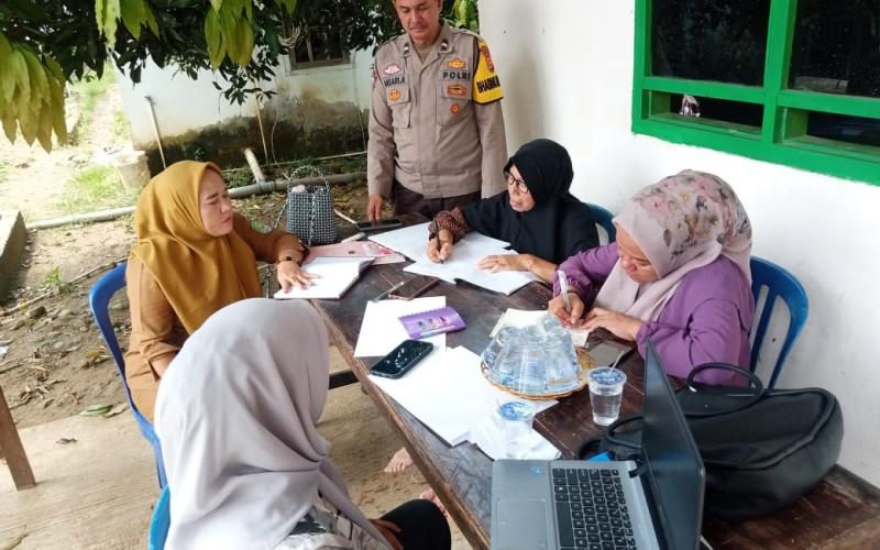 Bhabinkamtibmas Polsek Talang Empat, Sambang Kamtibmas di Desa Taba Jambu 