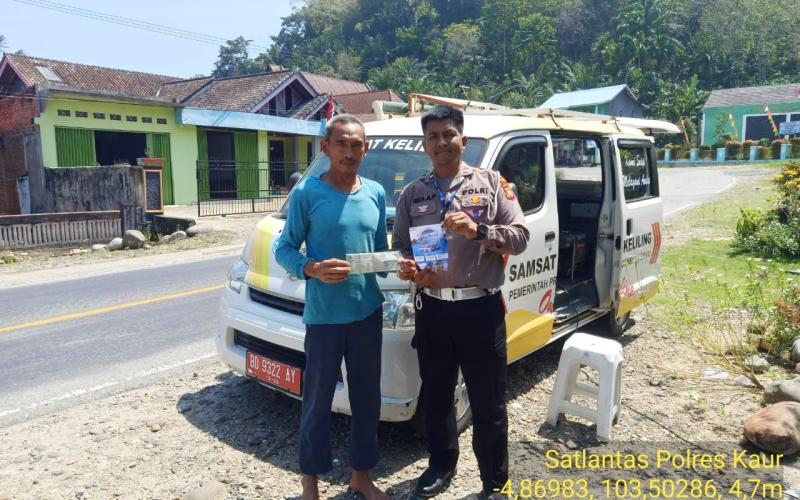Sat Lantas Polres Kaur Gelar Samsat Keliling 