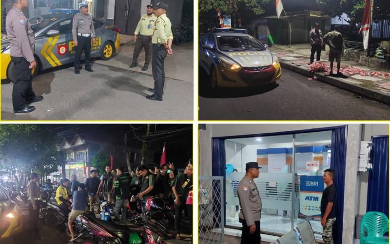 Polsek Ratu Samban, Patroli dan Pantau Aktivitas Masyarakat