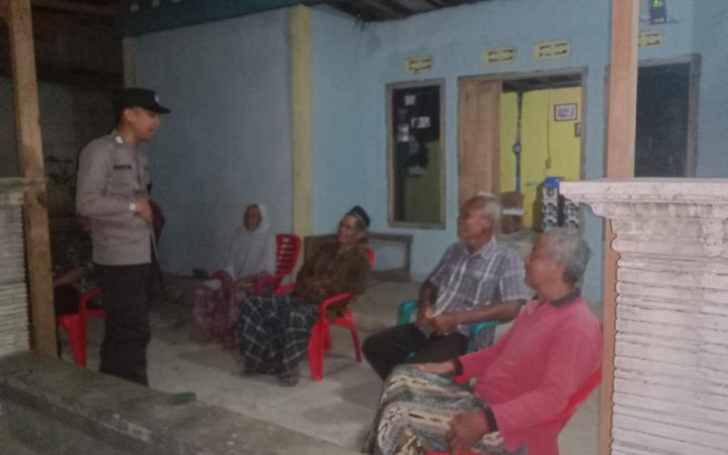 Tingkatkan Patroli KRYD, Polsek Muara Sahung Sampaiakn Imbaun Kamtibmas