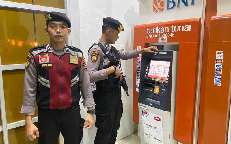 Personel Sat Samapta Polres Kaur, Patroli Anjungan Tunai Mandiri