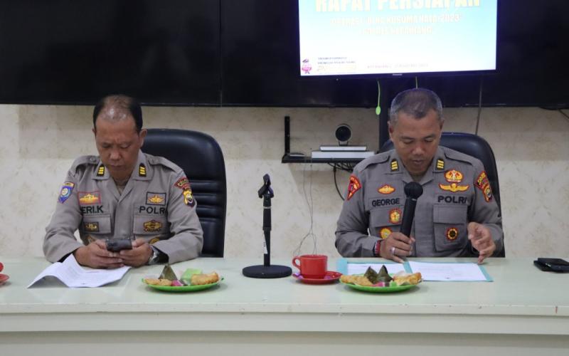 Polres Kepahiang Gelar Latihan Pra Operasi Bina Waspada Nala 2023