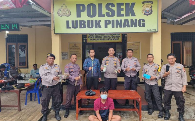 Kurang Dari 1x24 Jam, Polsek Lubuk Pinang Berhasil Ringkus Pelaku Pencurian di Kota Praja