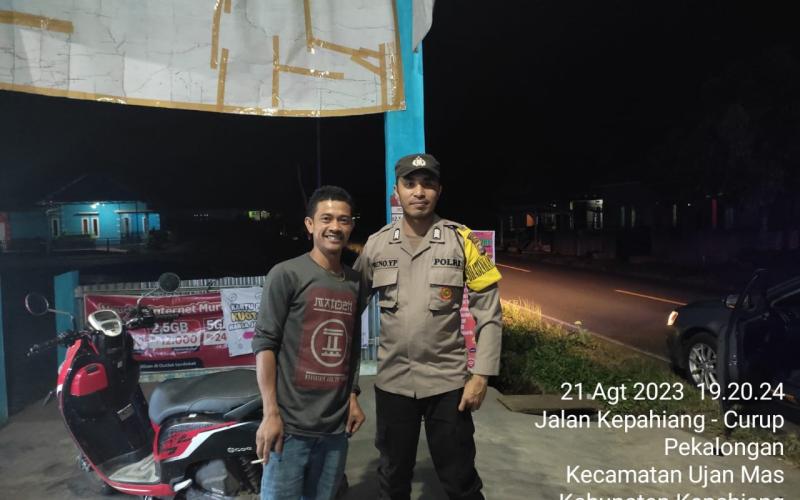Polsek Jajaran Polres Kepahiang Tingkatkan Patroli Malam Hari