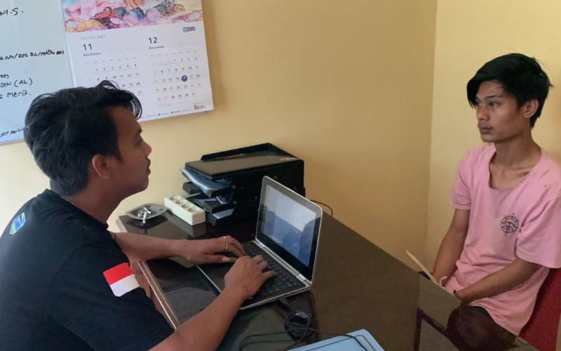 Polsek Giri Mulya Amankan Pelaku Percobaan Pemerkosaan Terhadap Sepupu Kandung