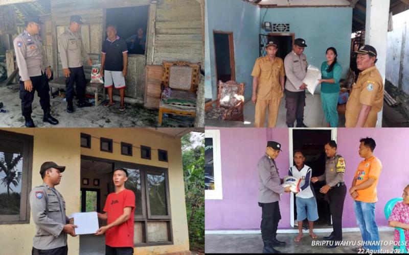 Berlanjut, Polsek Jajaran Polres Kaur Gelar Selasa Berbagi 