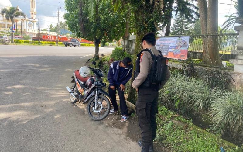 Harkamtibmas, Samapta Polres Kepahiang Gelar Patroli Dialogis