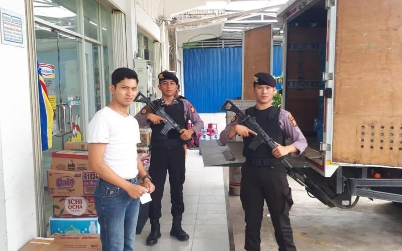 Rutin Jaga Keamanan Wilayah, Sat Samapta Polres Kaur Patroli Keliling