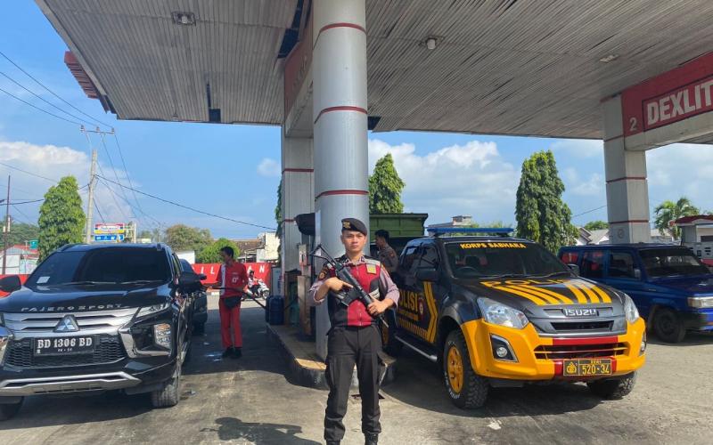 Cegah Kejahatan yang Meresahkan Masyarakat, Sat Samapta Polres Kaur Gelar Patroli