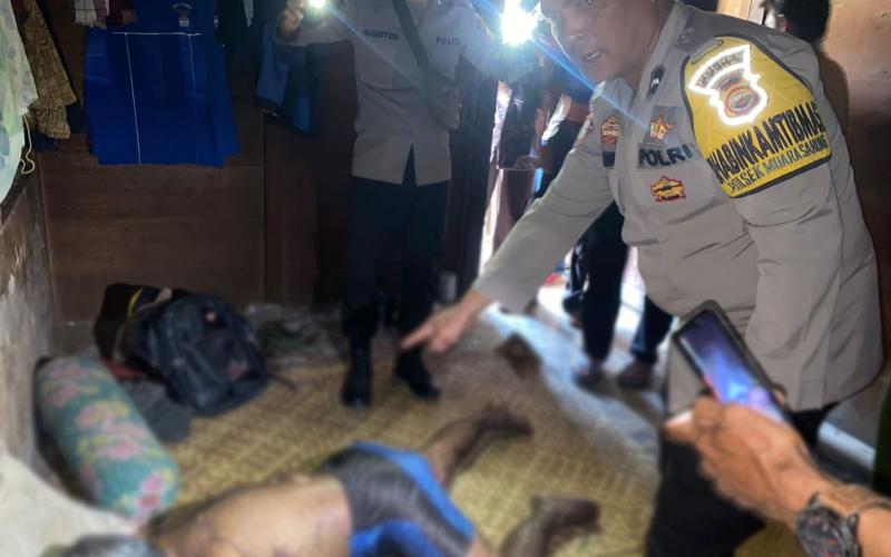 Polisi Olah TKP Penemuan Warga Kaur Ditemukan Membusuk 