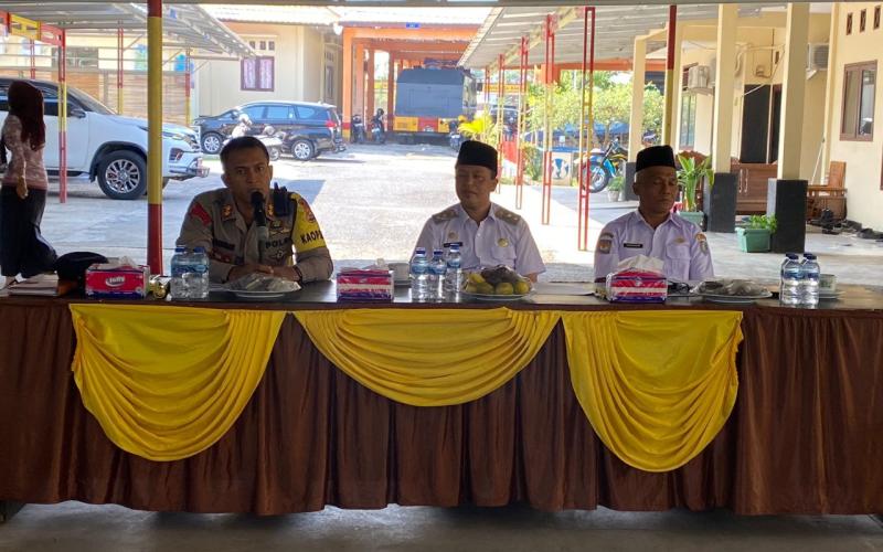 Kapolres Kaur Ikuti Rapat Koordinasi Terkait Permasalahan Tapal Batas Kecamatan Kaur Tengah dan Kecamatan Luas