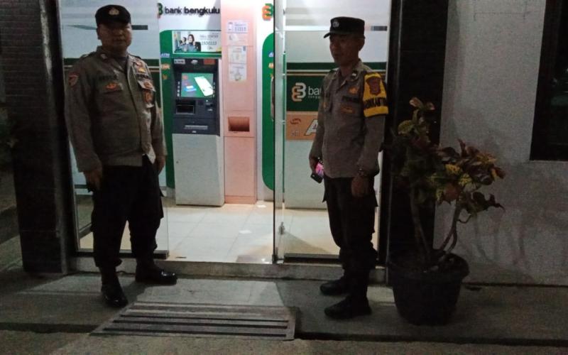 Patroli di Seputaran Wilkum, Polres Kaur Lakukan Pengawasan Kamtibas 