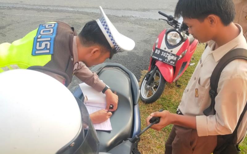 Patroli Hunting, Satlantas Polres Kaur Kembali Tindak 5 Kendaraan 